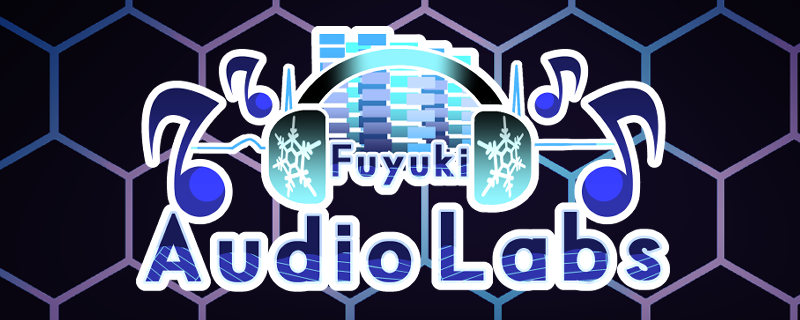 SetsunaFuyuki's tweet photo. Since I'm prepping to share another volume of Audio Labs, we have a proper logo for all future events!
Thank you design mama @matchanarts ! 💙 #fuyuseum https://t.co/agwMVkI5O9