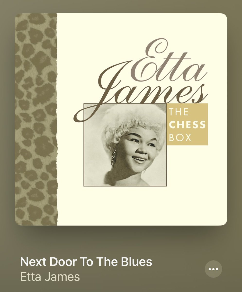 🎶#JBsNowPlaying🎶

Next Door To The Blues - Etta James

#bluesmusic #ettajames #nowplaying