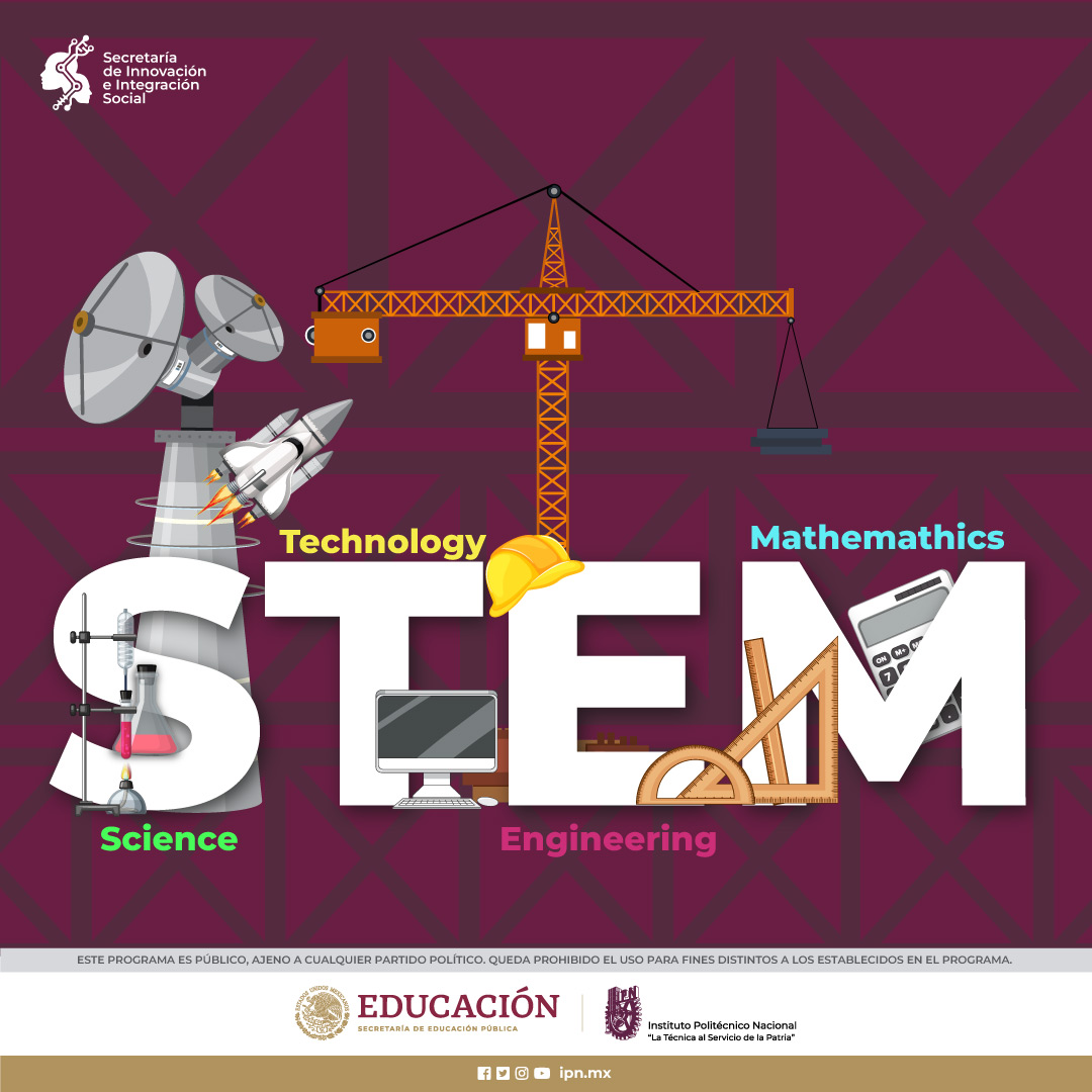 SIIS_IPN's tweet photo. ¿Qué es la #EducaciónSTEM?🤔

STEM significa Ciencia👨‍🔬, Tecnología👩‍💻, Ingeniería👷‍♀️ y Matemáticas👨‍🏫, por sus siglas en ingles. 

#EmprendimientoIPN #MovimientoSTEM https://t.co/pbuI7HfXuc
