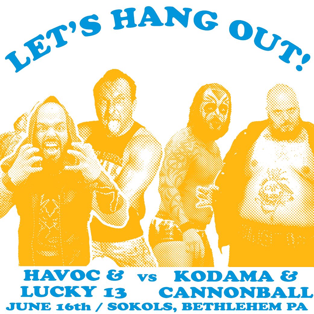 Presales are gone, but we’ve got some walk ups available at the door. Club Soda bested @TheBatiri in April, maybe @JeffCannonball can teach Kodama some secrets to success when they team against ruffians @BM_Havoc & @NeoShooter! Less than two weeks! See you at Sokols!