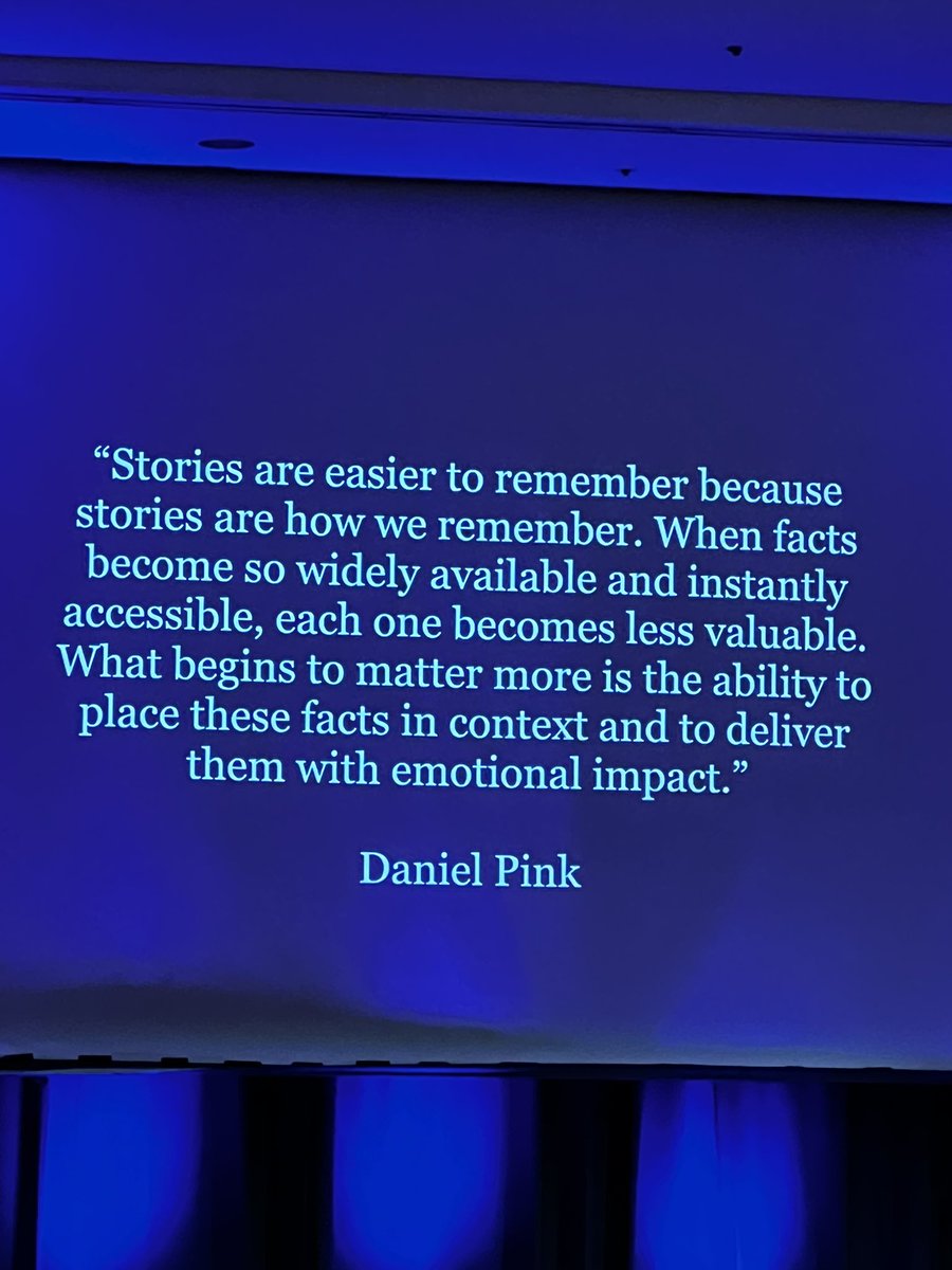 JohnLien7's tweet image. So true… &quot;Stories are easier to remember because stories are how we remember. #LearningImpact23 @gcouros