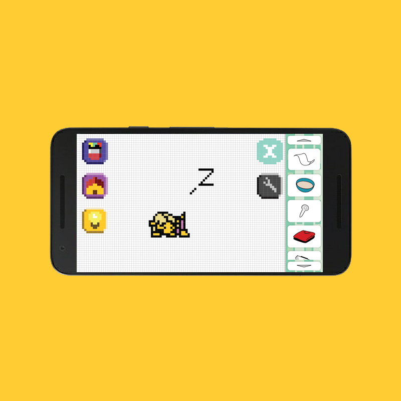 Download #OrenjinPets at play.google.com/store/apps/det…

In  your default room, you can change the background to either 1 of 3  types. The first two should definitely bring some nostalgia to vpet  users in the 1990s.

—  #vpet #GameDev #AndroidGames #games #GooglePlayStore #Tamagotchi