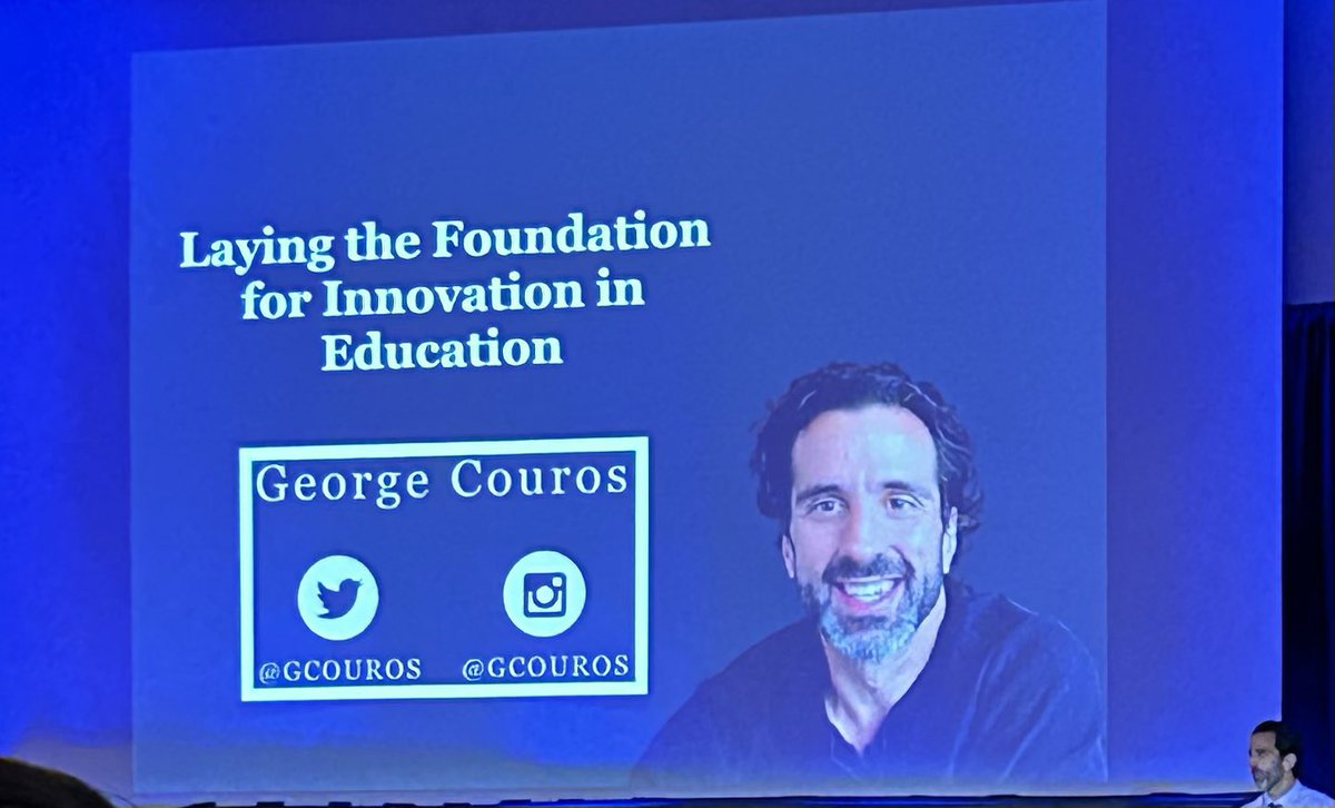 mradcliff's tweet image. George Couros is in the house as the Keynote! #LearningImpact23 #Built4Bibb