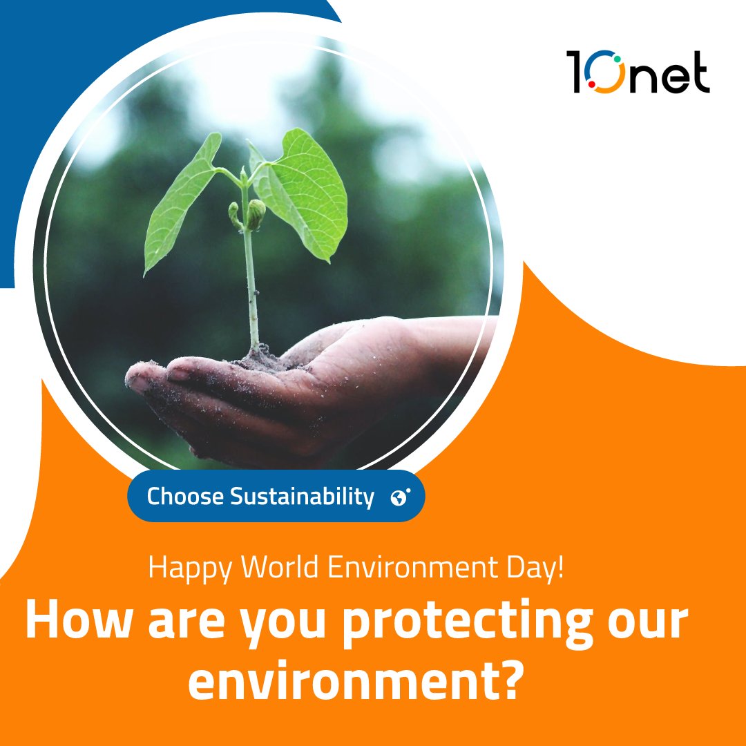 We do a lot of recycling in our business! Happy #WorldEnvironmentDay2023 from your friends at 10net!