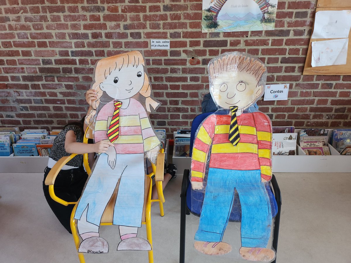 #AplatiTour#Voyage6@AplatiTour  Clément et Clémentine ont présidé quelques minutes notre conseil de classe.  Il y a eu quelques propositions intéressantes pour la fin de l'année 🤫