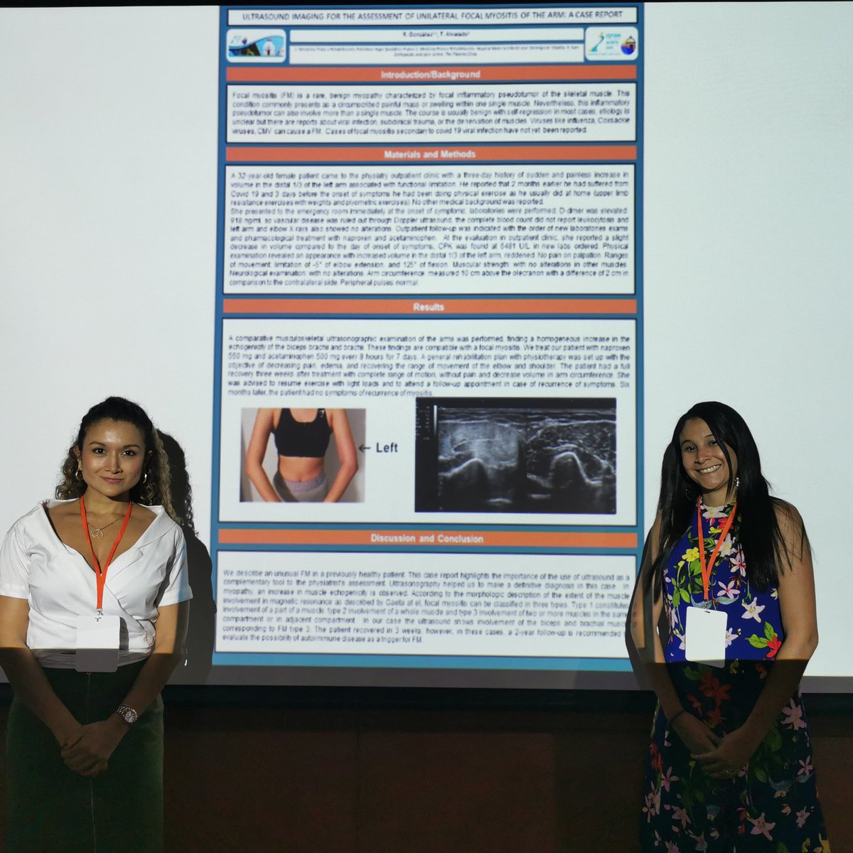 Poster presentation at the 17th Congress of Physical Medicine and Rehabilitation.

'ULTRASOUND IMAGING FOR THE ASSESSMENT OF UNILATERAL FOCAL MYOSITIS OF THE ARM: A CASE REPORT'

Come and visit at
www5.shocklogic.com/v2/eposter/hom…

#isprm2023 #isprm #rehabilitation