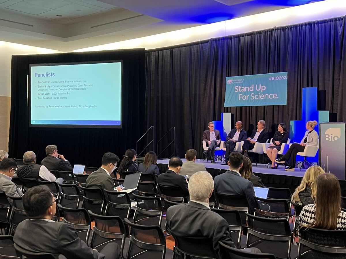 OregonBio's tweet image. Great panel discussion on Raising Capital in Tough Markets #BIO2023 today with #ORBioMember @Rezolutebio CEO Nevan Elam