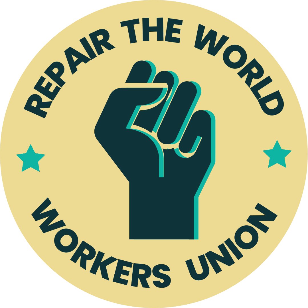 werepair_union's tweet photo. WELCOME to Repair the World Workers Union! As Repair employees, we find deep meaning in Jewish values and it is precisely those values that move us to unionize. We are excited to share more below! Stand with us! Learn more and express your support: https://t.co/WYQbH3OBp4 https://t.co/ajA9B0Pj7k