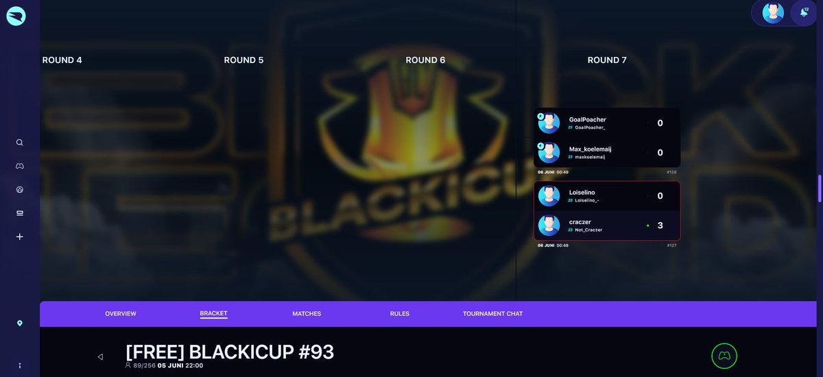 craczer's tweet photo. 3.Platz Blacki Cup
10€ https://t.co/dKHISSz4G3