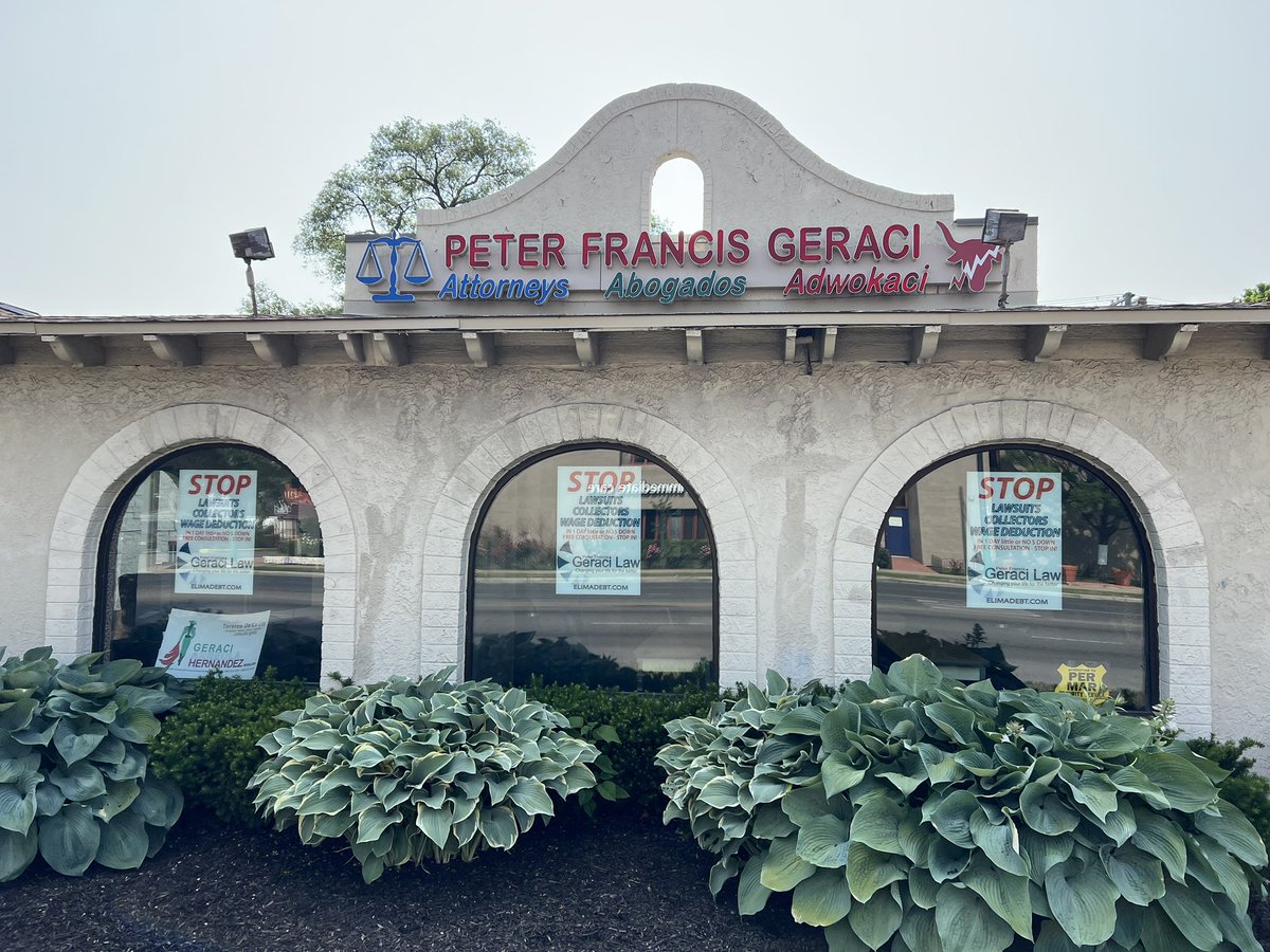 When people ask where I live, I just say “by the Peter Francis Geraci Taco  Bell”.