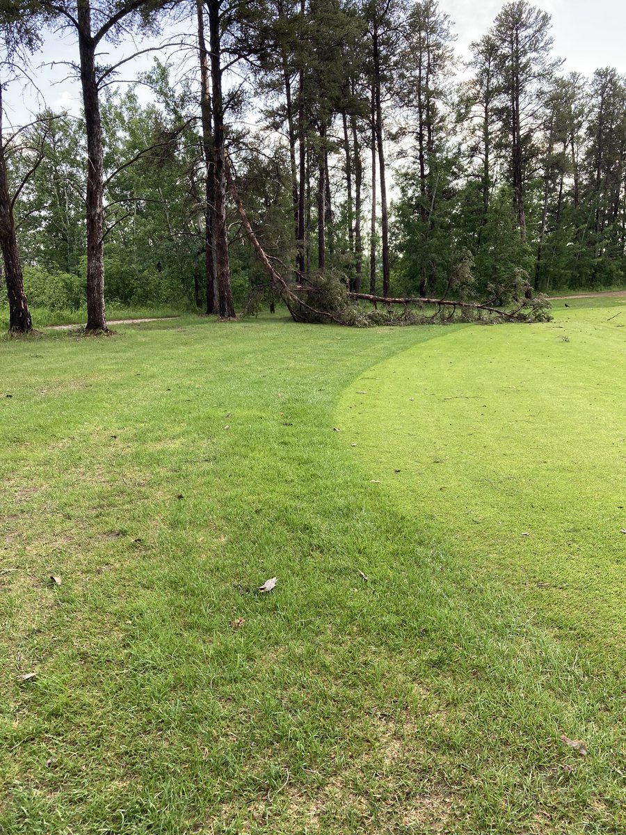 Due to the damage from the recent storm, The Golf Course will be closed for the rest of the day !