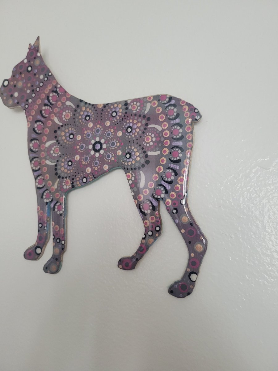 bubbasbiscuits's tweet photo. New artwork ready for a new home
 https://t.co/buxuuSysgU?
#mandala #artistsoninstagram #craftingtime #boxerdog #shopsmall #Woodart https://t.co/fVeaVFNUUy