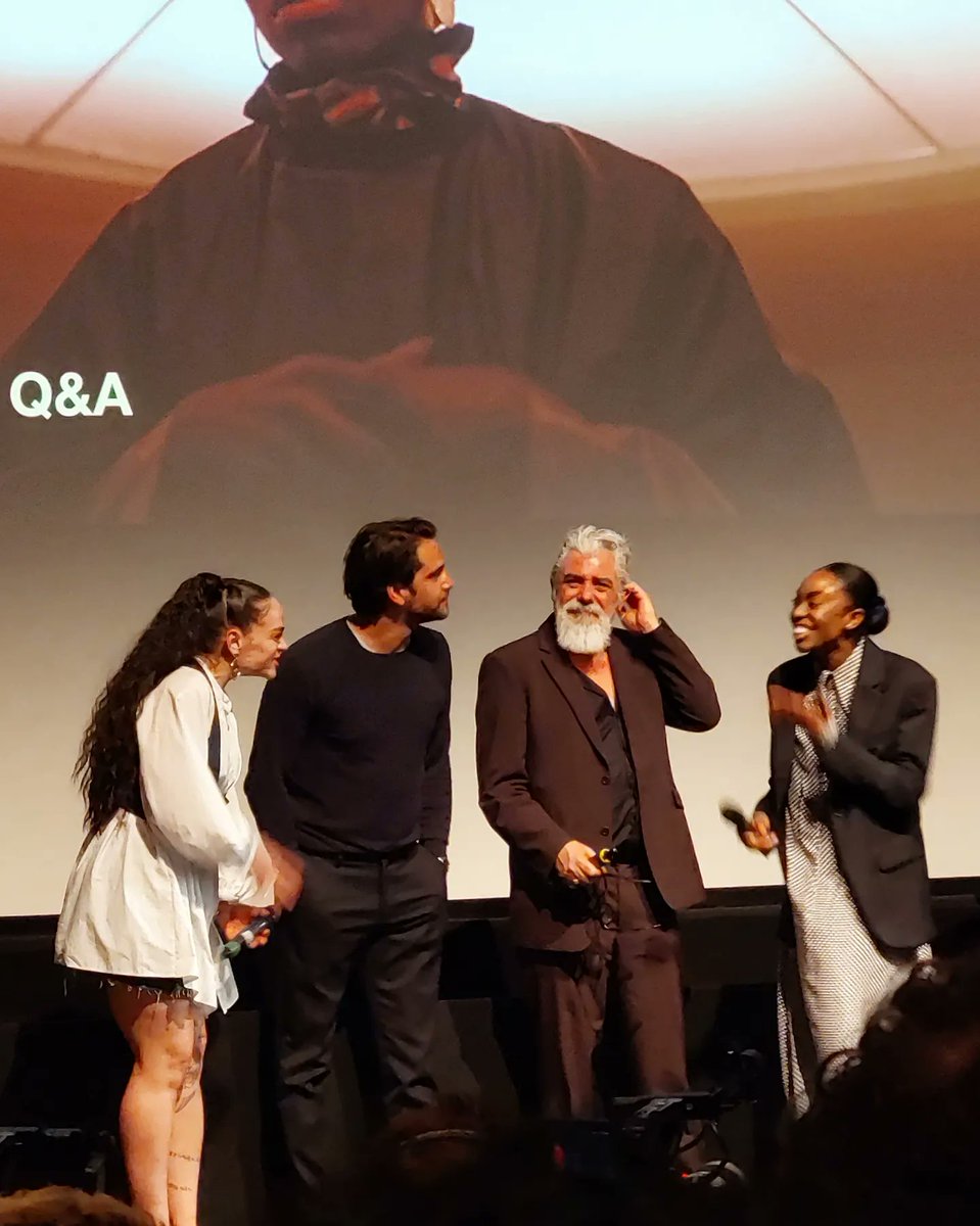 Went to see #MedusaDeluxe @BFI this evening. Here are a few pictures of the Q&A afterwards with #LukePasqualino and other cast members. Very enjoyable film. Go see it.