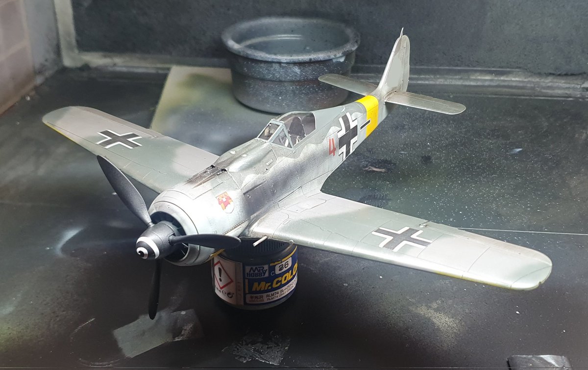 Military1Models's tweet photo. Eduard 1/48 FW-190 In Production. As with all Eduard Models an absolute pleasure to build and paint. 

Get your FW-190 or other models and modelling supplies at https://t.co/ZSMGHMOxxZ or Visit our Farnham Showroom GU10 5DW.

 #scalemodel #trumpeter #trumpetermodel #eduardmodels https://t.co/il7uj5gVph