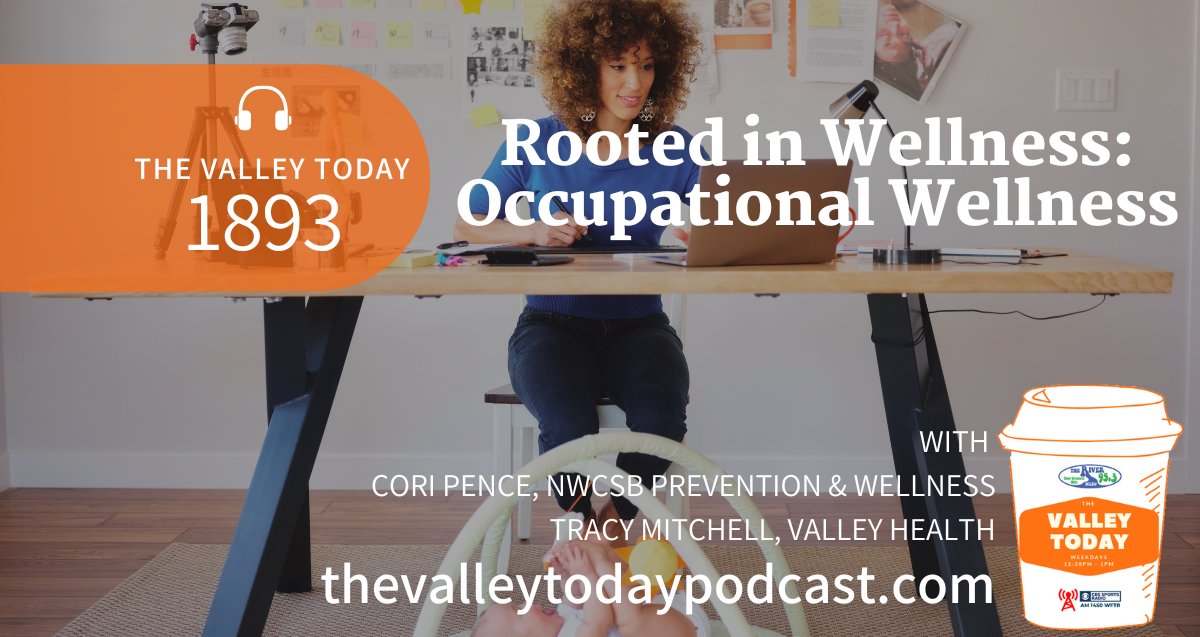 Did you miss #TheValleyToday this afternoon? You can listen here: bit.ly/45ZfxGG to learn whether your #worklifebalance might be out of whack &amp; get tips from <a href="/NWCSBWellness/">Prevention and Wellness</a> <a href="/ValleyHealth/">Valley Health</a> Listen to the #RootedInWellness series here: bit.ly/RootedinWellne… #NWCSBWellness
