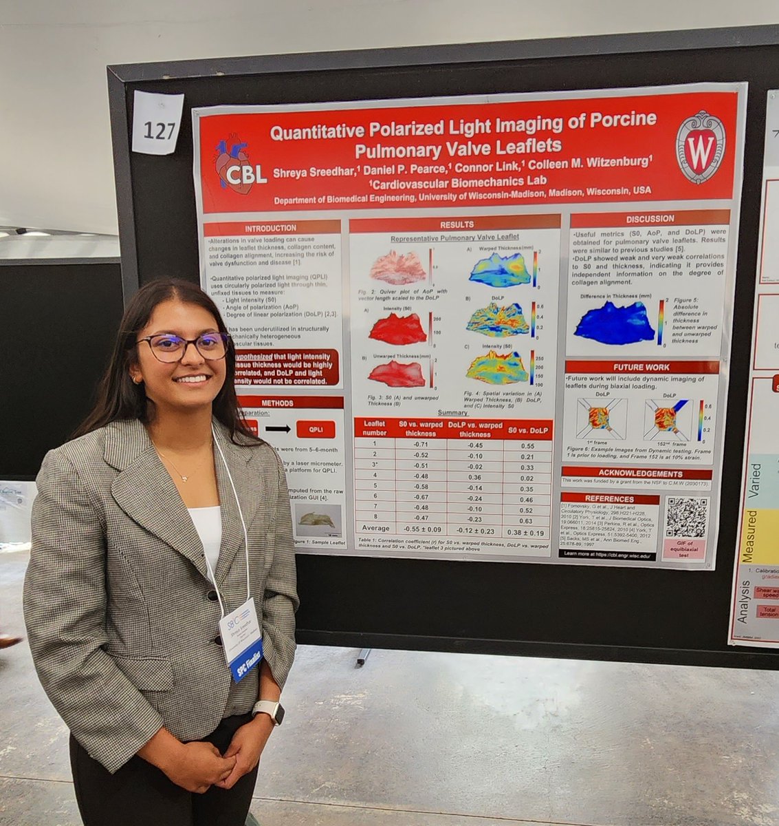 The Cardiovascular Biomechanics Lab at #SB3C! Thanks to all who came to Ashley's talk and Shreya's poster today. We'd love to see you at Cate's talk on Wednesday at 4:30 on Semiautomatic Quantification of Early Structural Remodeling Following Myocardial Infarction!