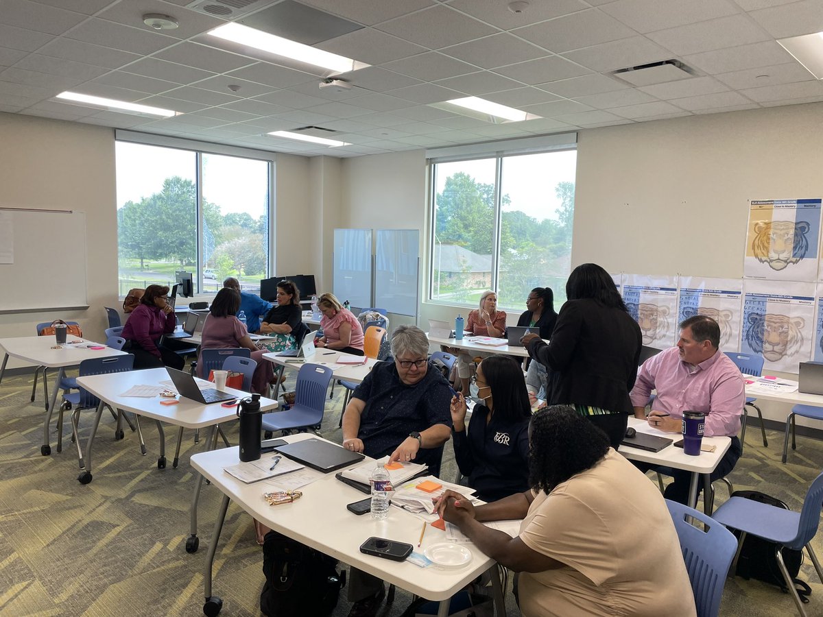 MandyLaCerte's tweet photo. Goodbye 22-23 and hello 23-24. Great day of analyzing, reflecting, and goal setting with my Southeast Region family! @BrParkviewElem @EbrShenandoah @WoodlawnHighBR @WoodlawnMS_BR @terrace_school @ebrpschools @JennBoardNIET @NIETteach #WeAreEBR https://t.co/gP6xLPPJ8V