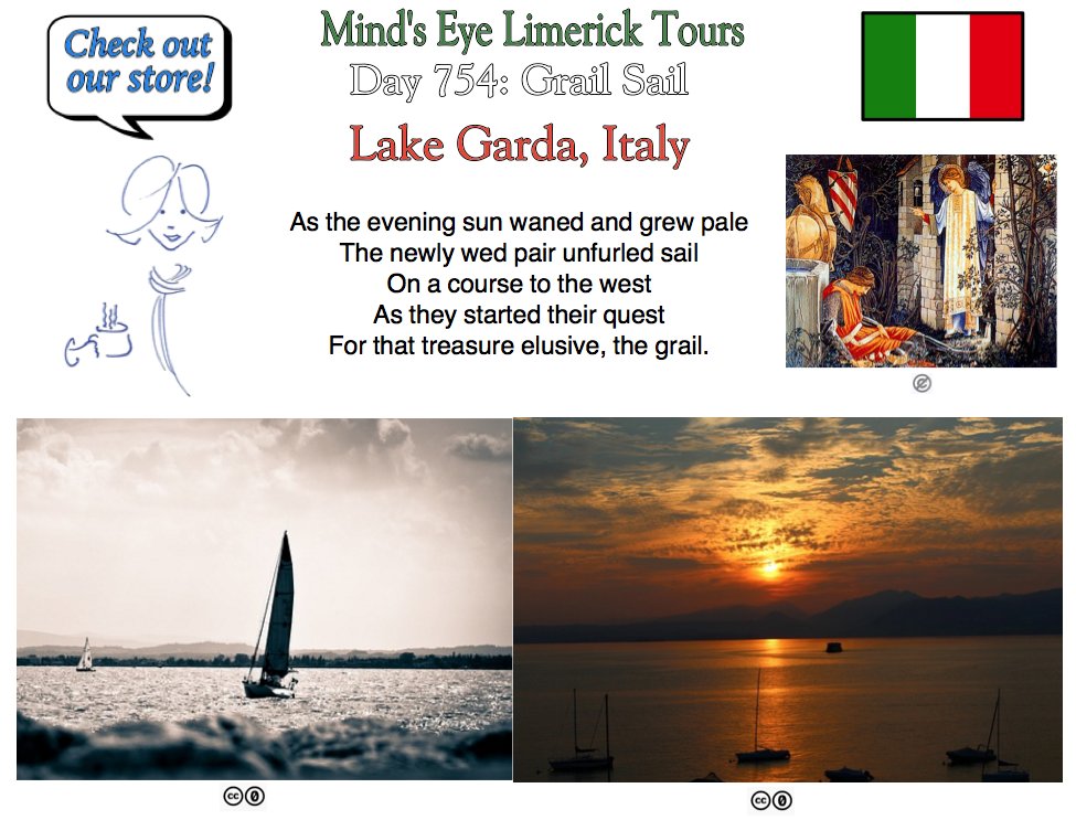 #Limerick #entertainment #humor #store #LakeGarda #Italy #LagoGarda #Grail #newlywed #sail mindseyelimericktours.com/?p=4195 zazzle.com/store/mindseye…