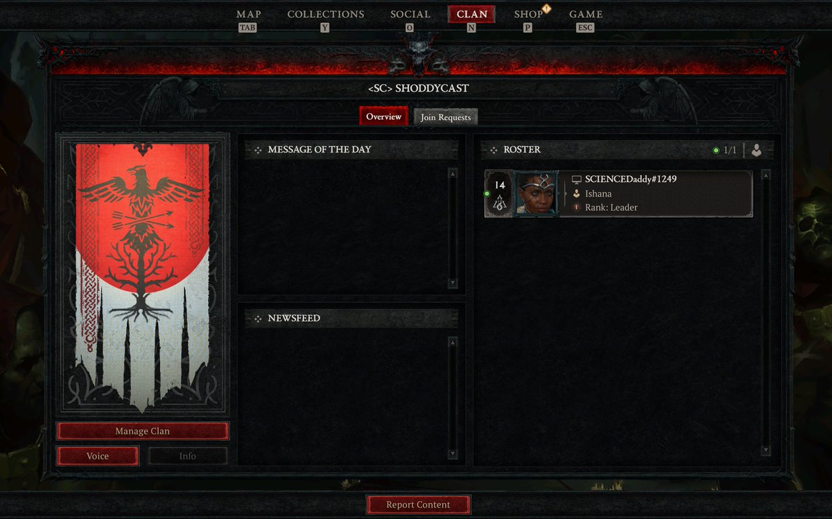 We have a Diablo Clan! Search for Shoddycast and you should find it.