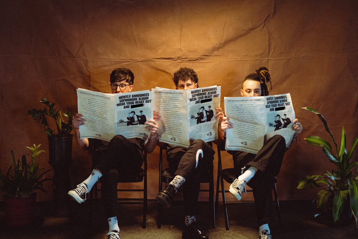 couldn't wait til tmrw to tell you that our sophomore album comes out august 25! the title track 'wear your heart out' is out tonight at midnight. oh and more news tmrw &lt;3