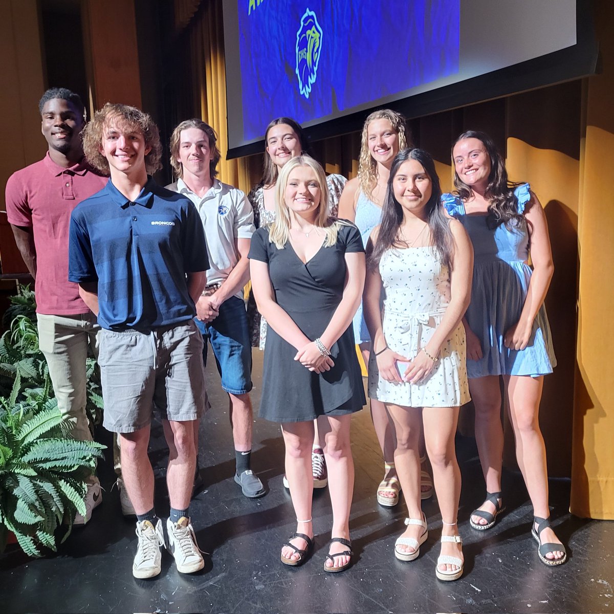 Congratulations to the Spring Sport PRIDE winners, including:  (first row) O. Lewis, P. Morton, S. Granados. (Second row) R. Gates, J. Windy, C. Myers, A. Decker, S. Hull.  *Not pictured C. McKelvey.