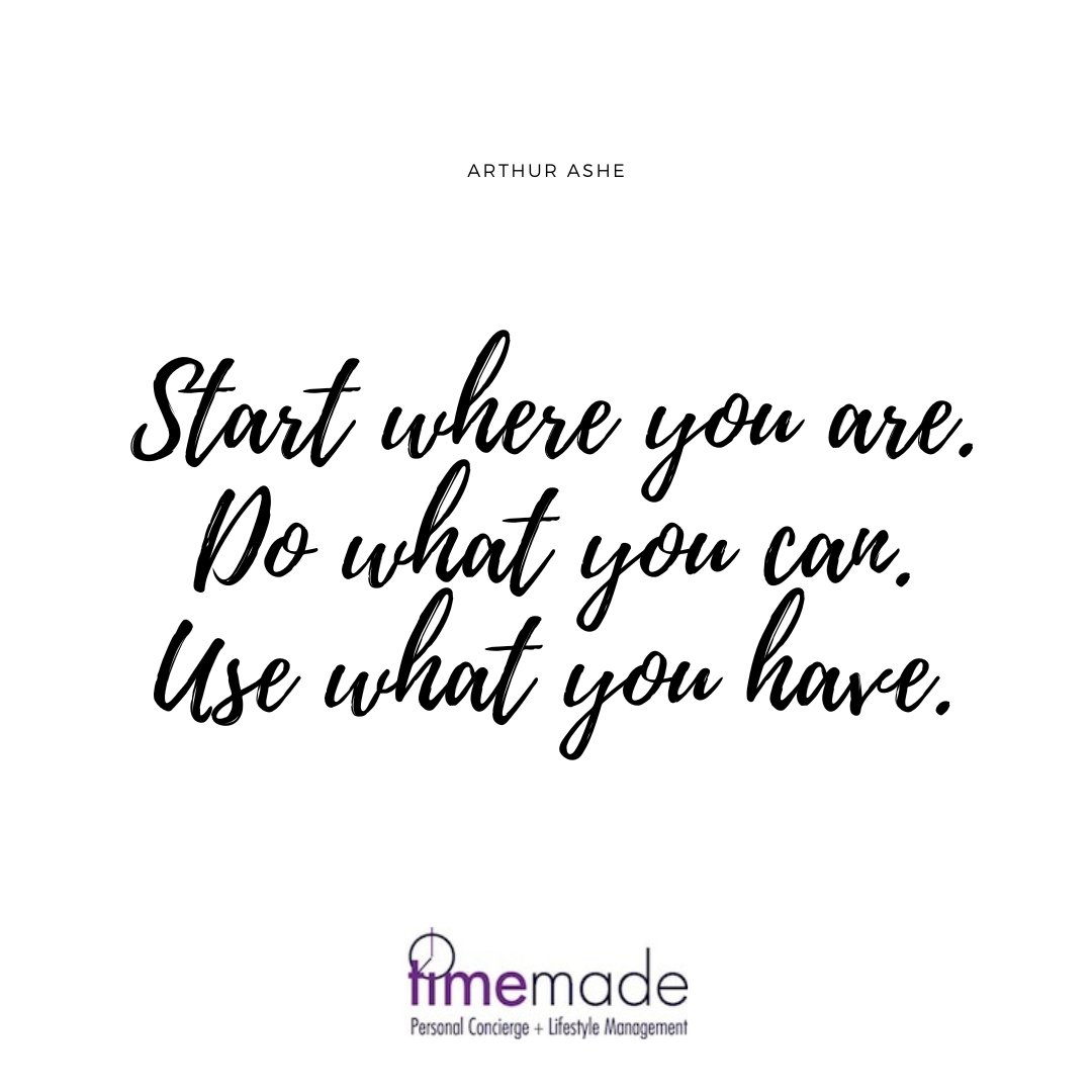 TimeMade's tweet image. Everyone has to start somewhere!  

One of the best ways to avoid procrastination is to plan ahead &amp;amp; set realistic goals. Break big tasks into smaller, manageable chunks &amp;amp; then prioritize each task.  Deadlines work a treat &amp;amp; remember to reward yourself every time you "tick" off a