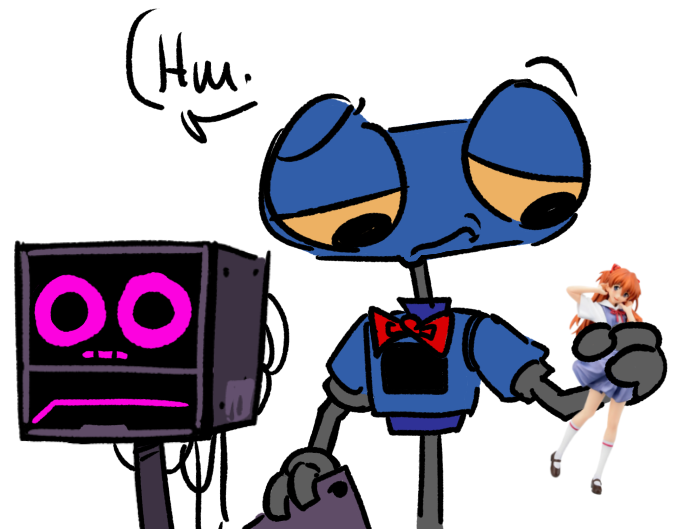 hehe beeps nervously #fandroidfanart