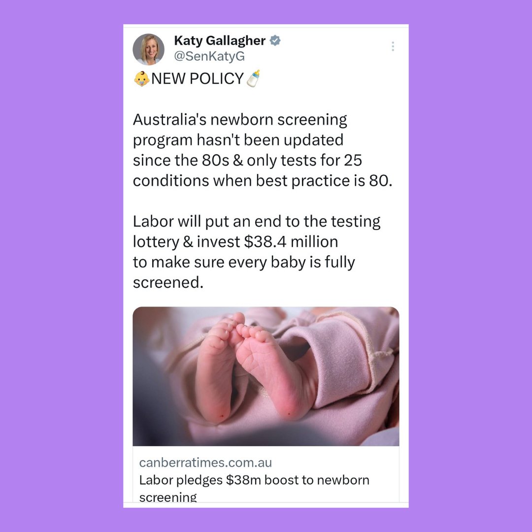Except they haven't and they won't unless we hold them to account. Please sign the petition aph.gov.au/e-petitions/pe…
#newborn #baby #infant #birth #pregnancy #doctor #newbornscreening