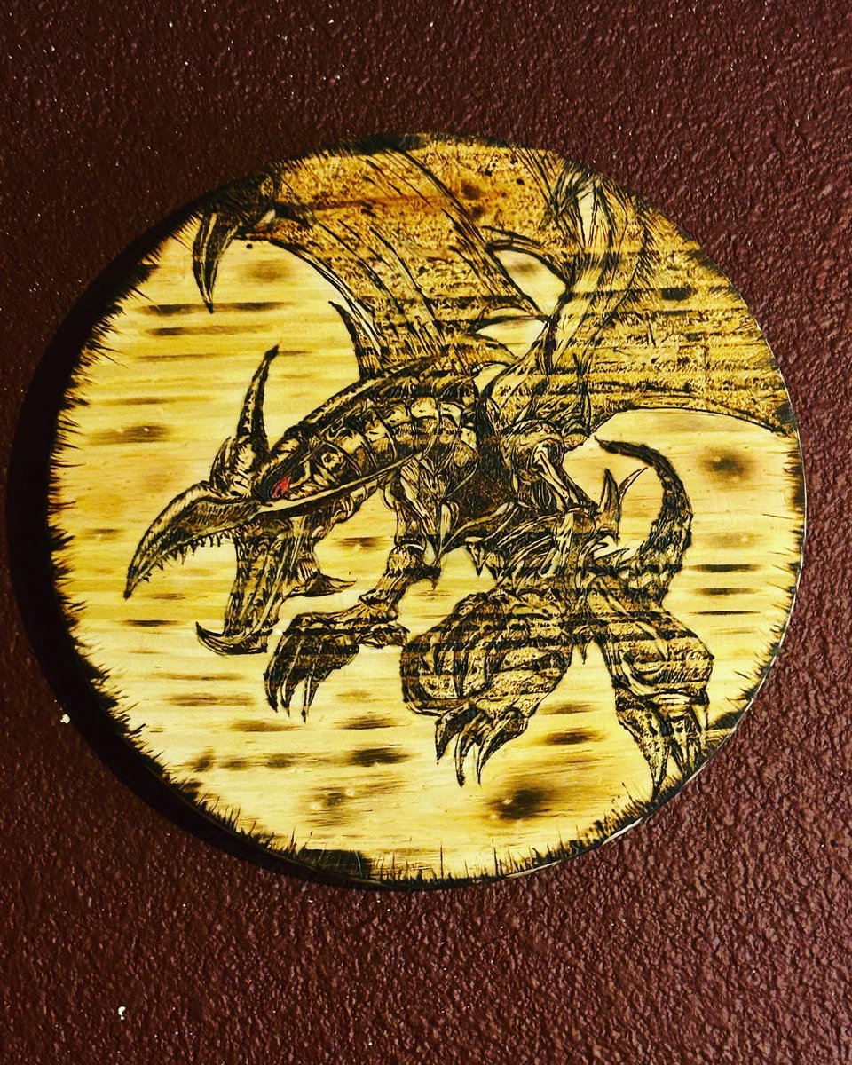 Another commission done a few weeks back the Red Eyes Black Dragon. I love to create tons of designs. Link in Bio for Etsy shop go take a look weekly as more gets posted.