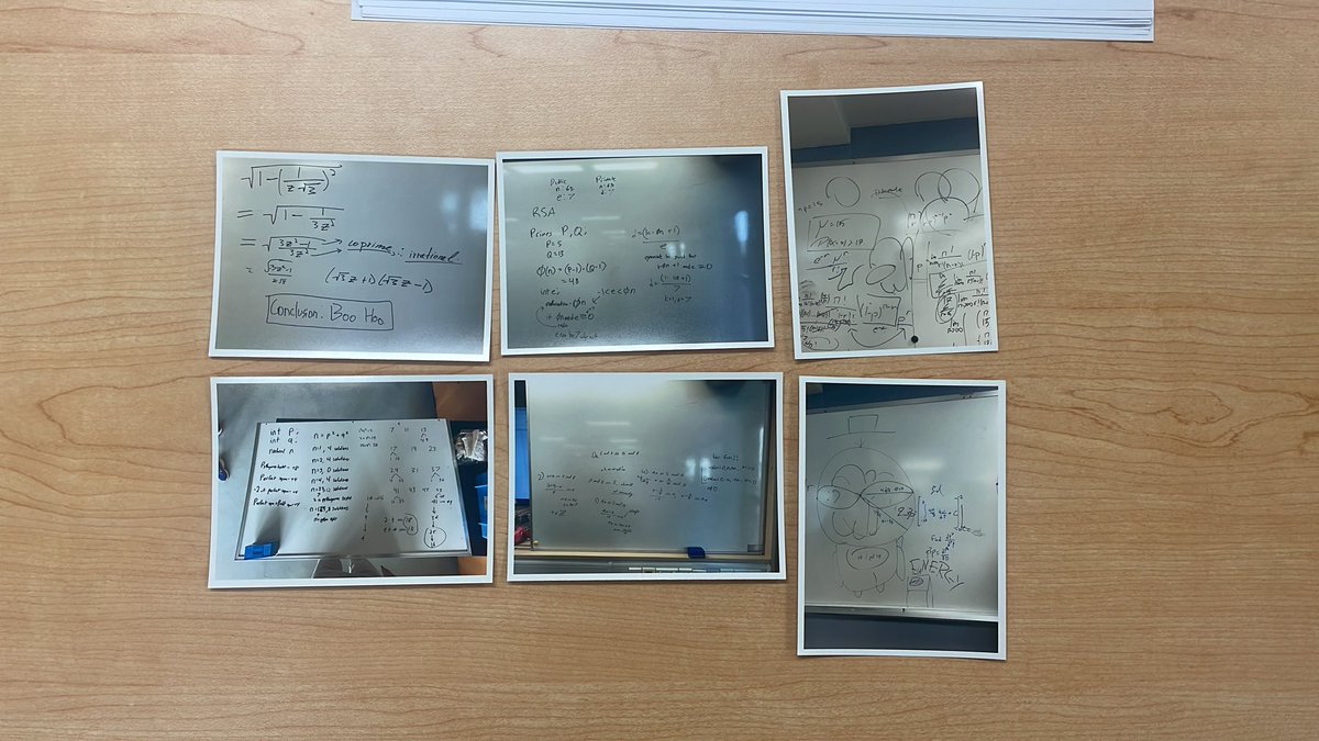 As a gift this year, a student printed some photos of their favorite work this year. A really fun idea.