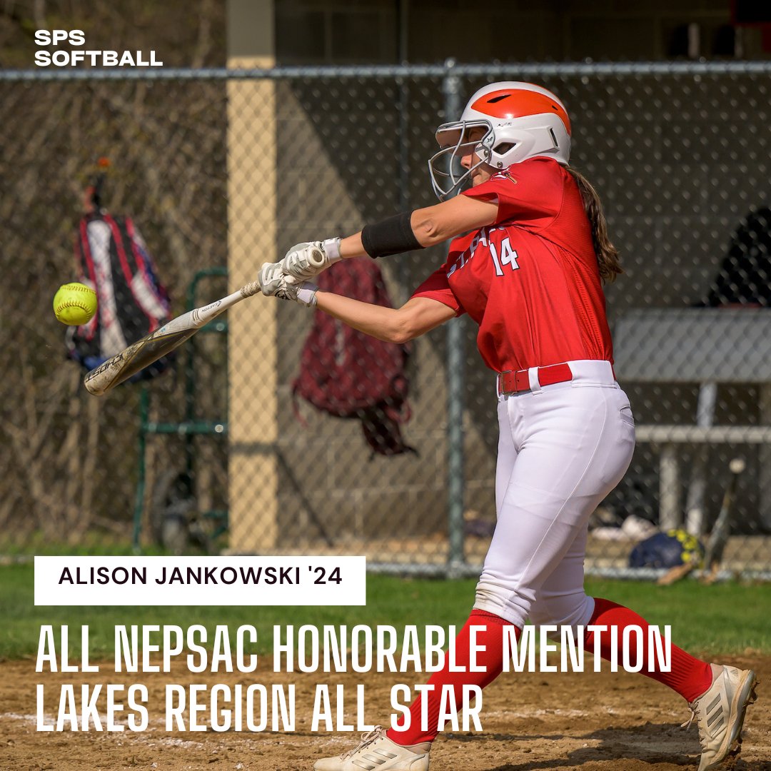 SPS Softball (@sps_softball) on Twitter photo We are excited to announce end-of-season distinctions! All NEPSAC Honorable Mention go to <a href="/isamartinez2024/">Isabella Martinez</a>, <a href="/ajankowski2024/">Alison Jankowski</a>, and Skyler Sharfman ’23. Jankowski (OF) was also named a Lakes Region All Star (0.373 BA, 0.892 OPS) and co-captain Sharfman (OF) won the Coaches’ Award. We are excited to announce end-of-season distinctions! All NEPSAC Honorable Mention go to <a href="/isamartinez2024/">Isabella Martinez</a>, <a href="/ajankowski2024/">Alison Jankowski</a>, and Skyler Sharfman ’23. Jankowski (OF) was also named a Lakes Region All Star (0.373 BA, 0.892 OPS) and co-captain Sharfman (OF) won the Coaches’ Award.