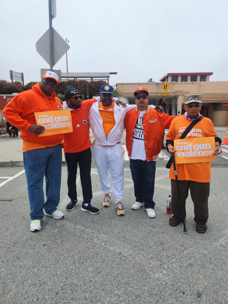 In the past few days we have been a part of #WearOrange events from the Capitol in Sacramento, to Vallejo, to the Golden Gate Bridge. This is to honor those taken by gun violence &amp; to show we’re committed to steering the youth away from early death decisions in our communities.🧡