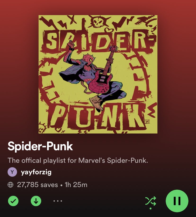 This is a Spider-Punk playlist