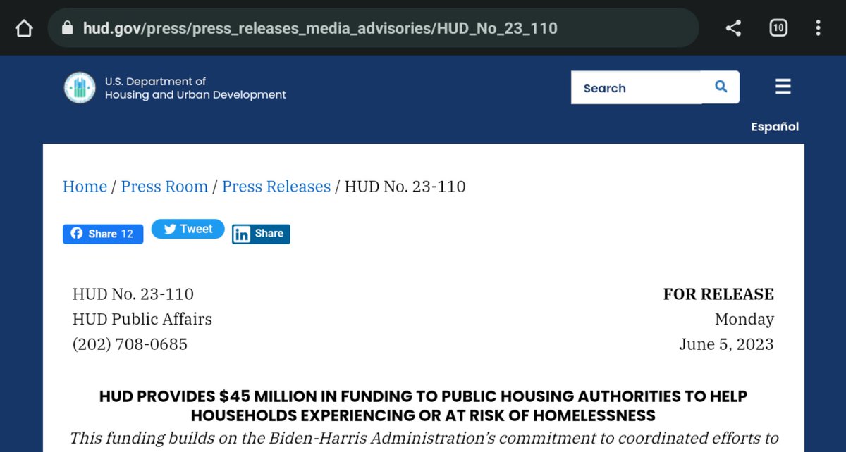 Jr7Neal's tweet image. hud.gov/press/press_re… #Hud