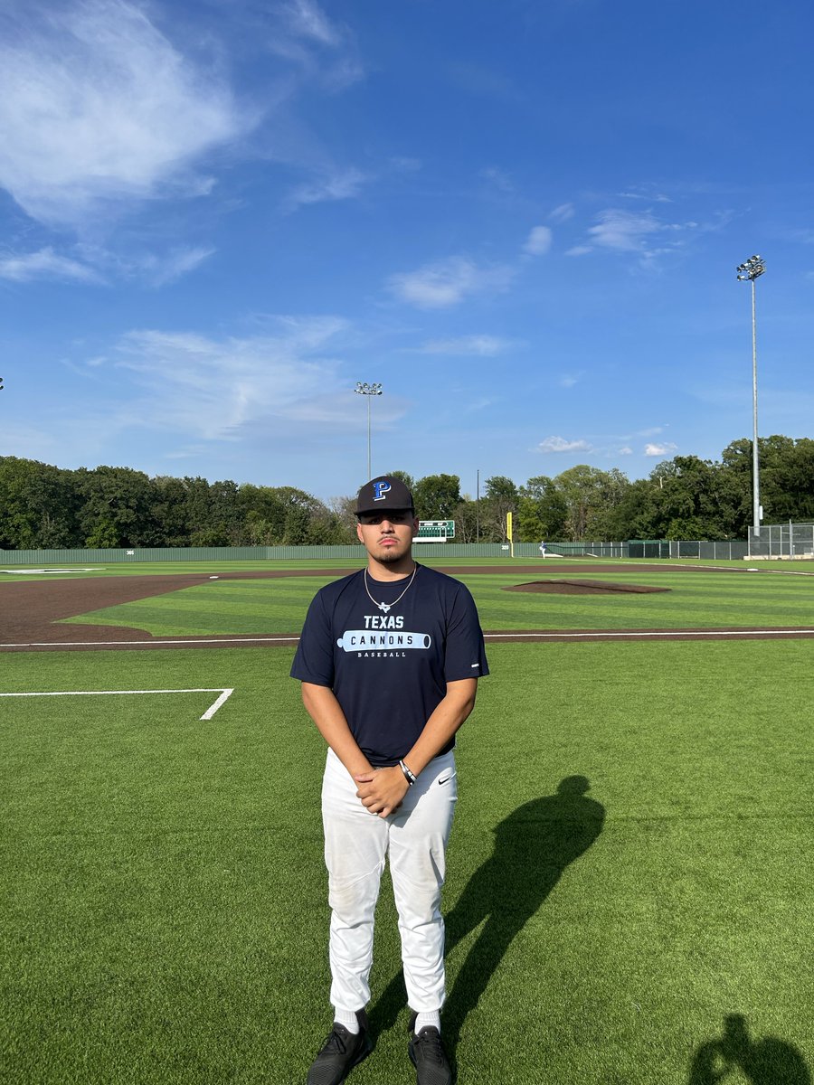#FiveToolCollegeNTX F: <a href="/TexasCannonsBB/">Texas Cannons</a> 2023 8, Dallas Mustangs 3
PoG: <a href="/drew_schmidt2/">Drew Schmidt</a> 3-3, 2B, 3 RBI, 2R, BB, SB
Pitcher: <a href="/Palomino24Kike/">Kike Palomino</a> 4 IP, K, 4H, ER
Notable: @Dillon34Flores 2-3, 2 RBI, R