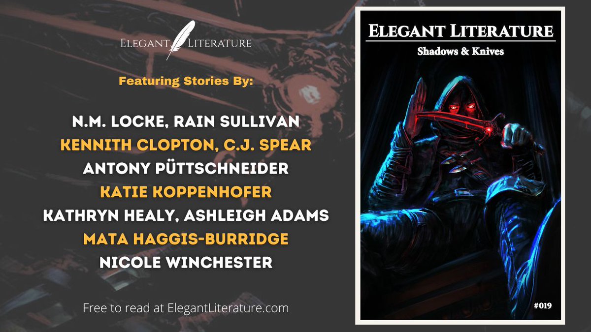 New issue dropped!

Absolutely killer stories by 10 new authors, completely free to read!
#writingcommunity #mustread #litchat