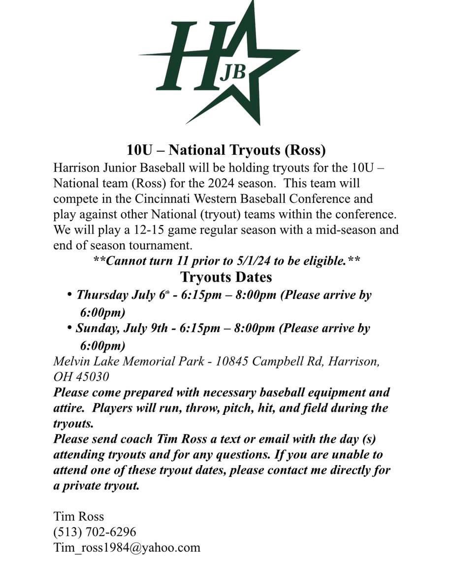Harrison Jr Baseball (@harrisonjrbball) on Twitter photo 