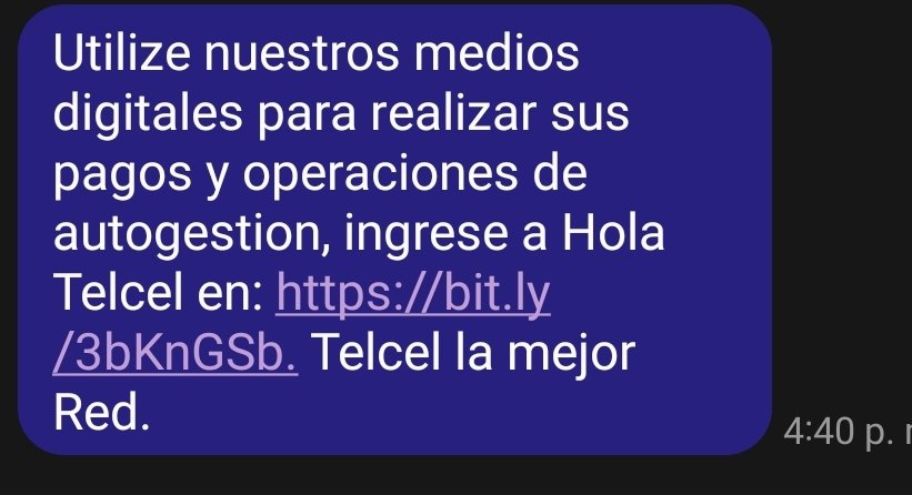 aaquinop's tweet photo. Me parece increíble encontrarme con tremendo error ortográfico en un mensaje automático de telcel!! 
@Telcel 
Conjugando el verbo utilizar segunda persona singular en imperativo.  "(Usted) utilice" https://t.co/NvuQIUPeTO