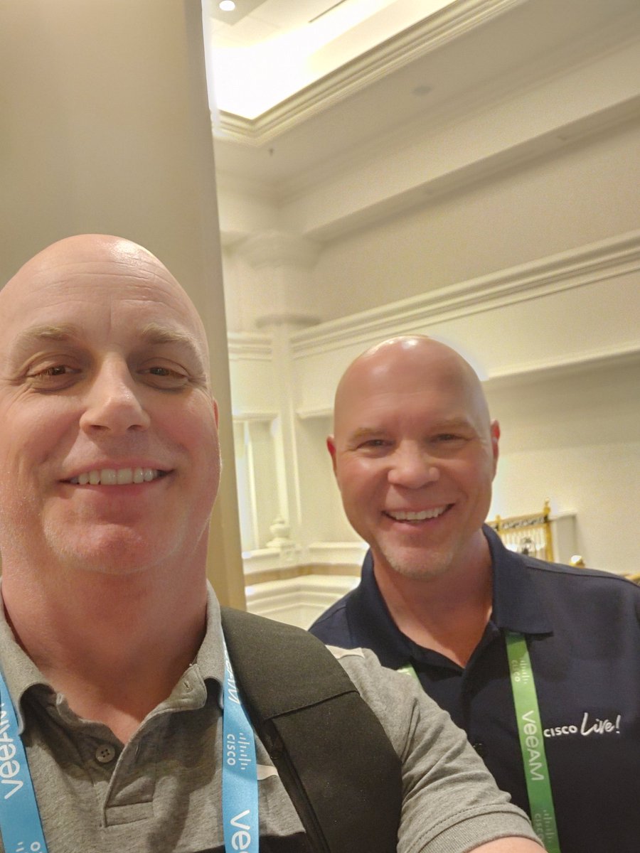 Bumped into <a href="/eyepv6/">Shannon McFarland</a> at Cisco live always great to catch up