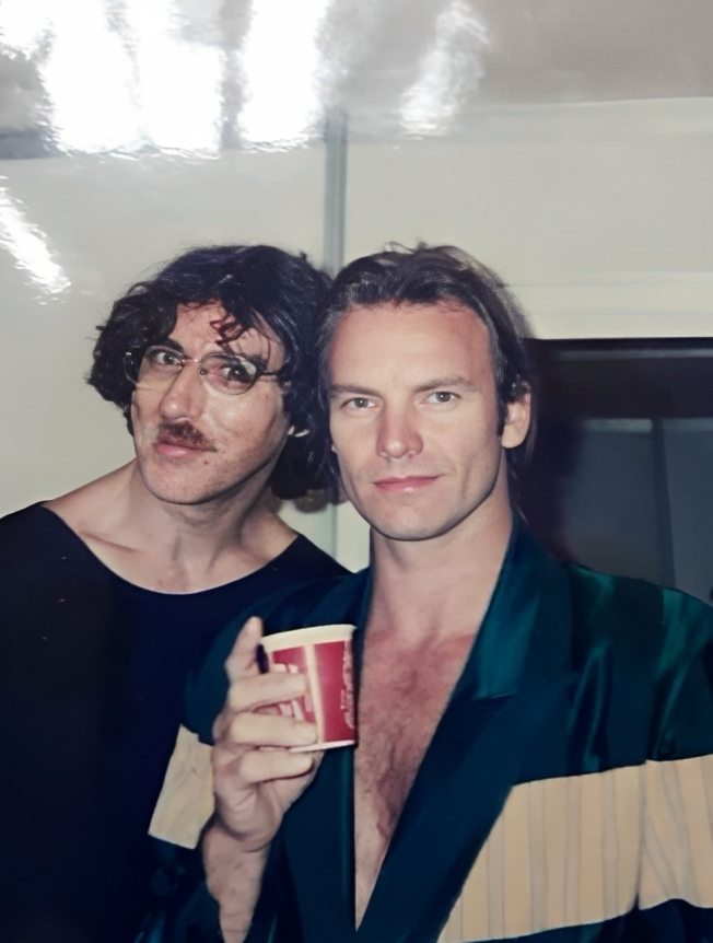 #Sting y #CharlyGarcía (1988).