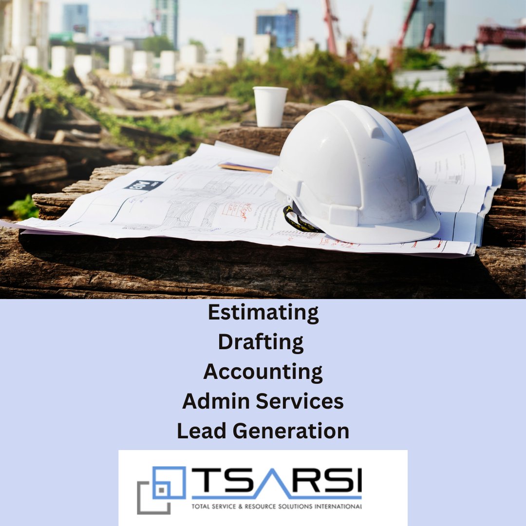 tsarsillc's tweet image. TSARSI&apos;s top-notch Offshore Services for Estimating, Drafting, Accounting, Admin Services, and Lead Generation.
TSARSI.com
Contact@tsarsi.com
651.319.7912
#EstimatingServices #ProjectEstimates #AccountingServices #FinancialManagement #LeadGeneration #BusinessGrowth