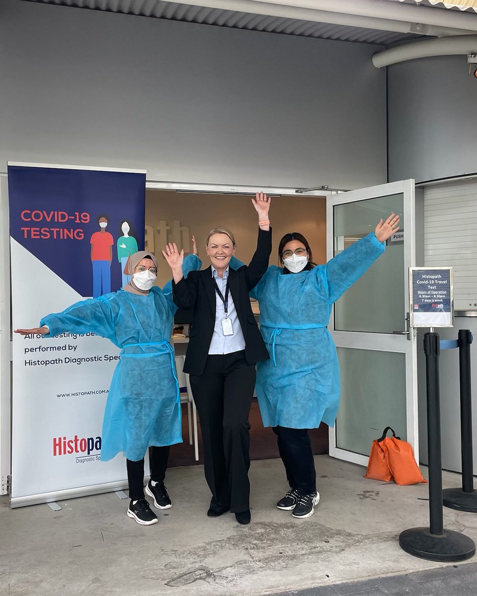 Sydney Airport on Twitter "End of a chapter. Histopath's Covid testing clinic at Sydney Airport