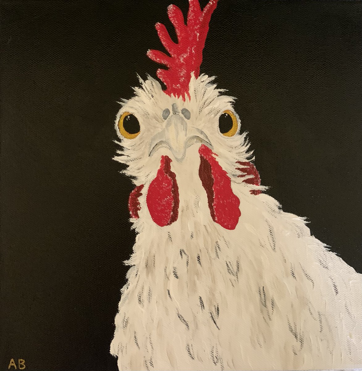 NEW ARRIVALS from Allison Brodie. Say hello to Winston, Mike and Sheena (Dave and Bonnie have already found their forever homes). 

thegalleryatmatticksfarm.com/allison-brodie

#freeshipping #fun #humorousart #chickenpainting #cluckcluckcluck #bcartist #acrylicpainting #happyart