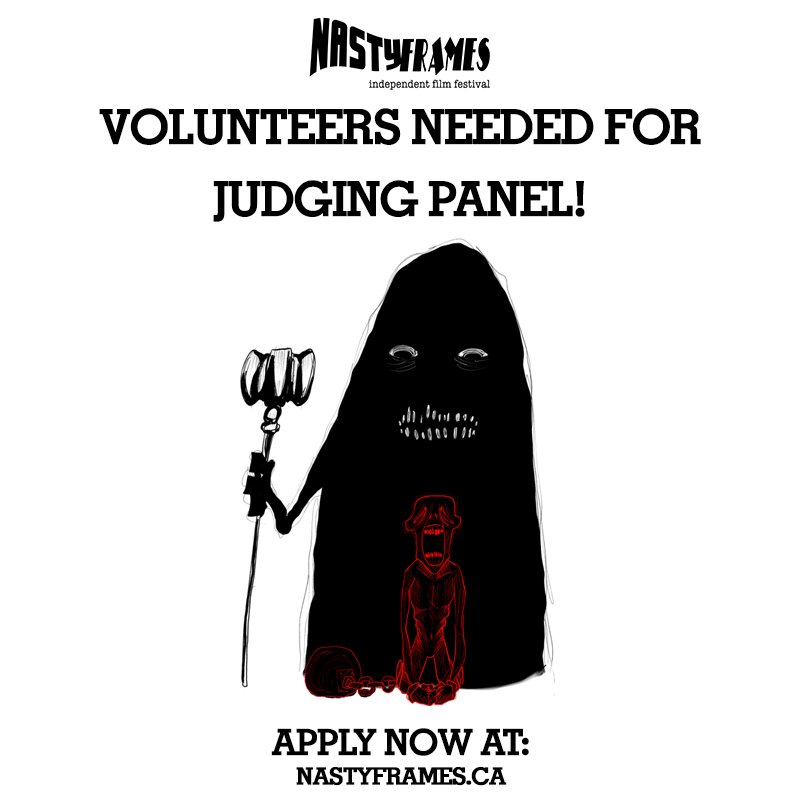 Seeking volunteers to join the judging panel for this year's #NastyFrames #indie #filmfest! Join below or at the link in our bio...
nastyframes.ca/judging-panel-…
#HorrorFamily #HorrorCommunity #HorrorMovies #HorrorFam #horror #filmfestival #indiefilm #judgespanel