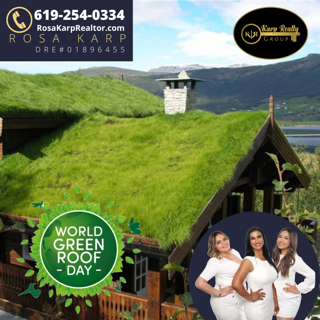 karprealtygroup's tweet photo. Celebrate World Green Roof Day ☘️ #WGRD2023 on June 6!📌
What is World Green Roof Day?🌱
A celebration of green roofs all over the world and the many benefits they bring to people and nature.🍃
#juneholiday #green #greenroofday #sandiegorealestate #karprealty #karprealtygroup https://t.co/firjcBMXTo