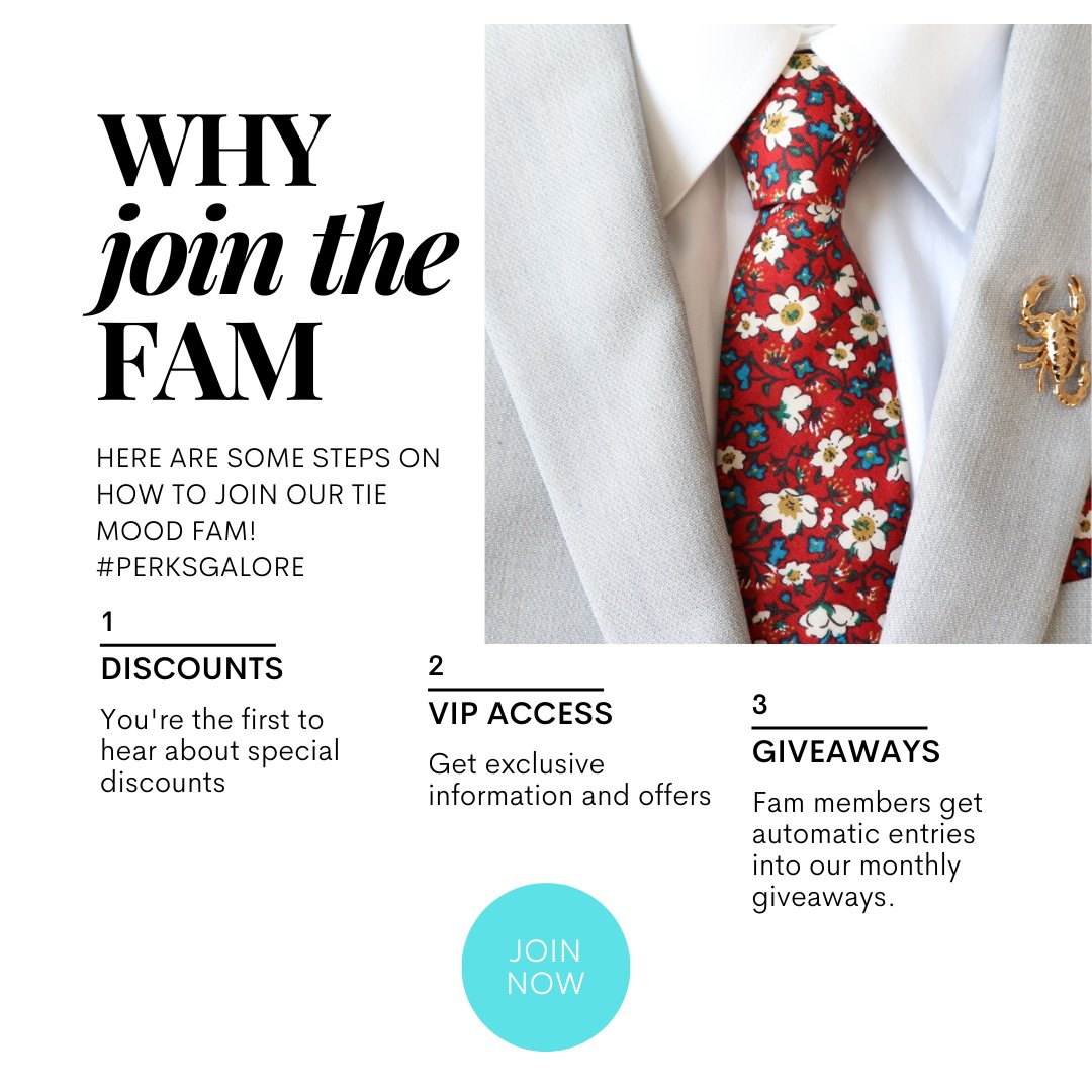 Join our mailing list for discounts, exclusive VIP access and automatic giveaway entries.  #discounts #VIPaccess #giveways #ties #tie #bowties #bowtie #2023wedding #weddings #smallbusiness