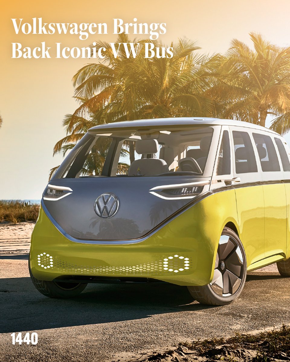 1440_Daily's tweet image. Volkswagen brings back the VW bus after 20 years. 🚙

📸 Volkswagen
