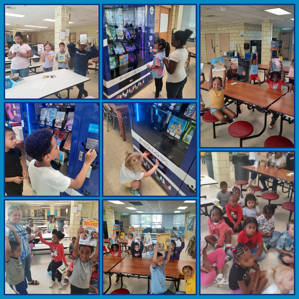 Ms. Schnell STEM (@msschnell_stem) on Twitter photo 2nd Semester STAR students were so excited to "buy" a book from our new Inchy Book Vending Machine. It was such a treat to see everyone's faces light up as their book tumbled down. Thank you <a href="/foundationbcps/">The Education Foundation of BCPS</a> for both the idea and grant! <a href="/MamaPhelpsH20/">Debbie Phelps</a> #CommunitySchools #TeamBCPS 2nd Semester STAR students were so excited to "buy" a book from our new Inchy Book Vending Machine. It was such a treat to see everyone's faces light up as their book tumbled down. Thank you <a href="/foundationbcps/">The Education Foundation of BCPS</a> for both the idea and grant! <a href="/MamaPhelpsH20/">Debbie Phelps</a> #CommunitySchools #TeamBCPS