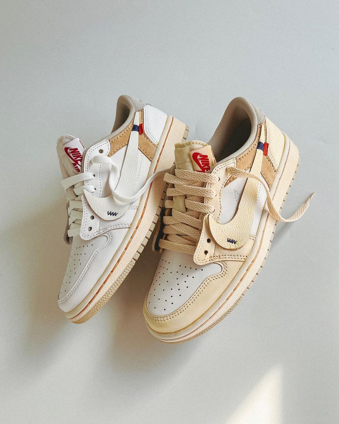 JustFreshKicks on X: Off-White x Air Jordan 1 Low customs 🍦   / X