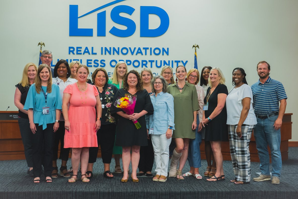 At this evening's board meeting, Rachel Garrett was named as the district’s new Chief of Elementary Schools. Read more about Garrett and her 16-year career with LISD at bit.ly/42vhdV7